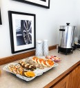 The waiting area at our service center, located at Pocahontas, IA, 50574 is a comfortable and inviting place for our guests. You can rest easy as you wait for your serviced vehicle brought around!