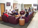 The waiting area at our service center, located at Brockton, MA, 2301 is a comfortable and inviting place for our guests. You can rest easy as you wait for your serviced vehicle brought around!