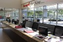 The waiting area at our service center, located at Framingham, MA, 01702 is a comfortable and inviting place for our guests. You can rest easy as you wait for your serviced vehicle brought around!