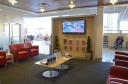 The waiting area at our service center, located at Albertville, AL, 35950 is a comfortable and inviting place for our guests. You can rest easy as you wait for your serviced vehicle brought around!