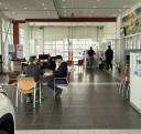 The waiting area at our service center, located at Grand Forks, ND, 58201 is a comfortable and inviting place for our guests. You can rest easy as you wait for your serviced vehicle brought around!