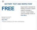 Get a complementary battery test at our auto repair service center at Winter Chevrolet Auto Repair Service, located in Pittsburg, CA.
