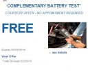 Get a complementary battery test at our auto repair service center at Winter Honda Auto Repair Service Center, located in Pittsburg, CA.